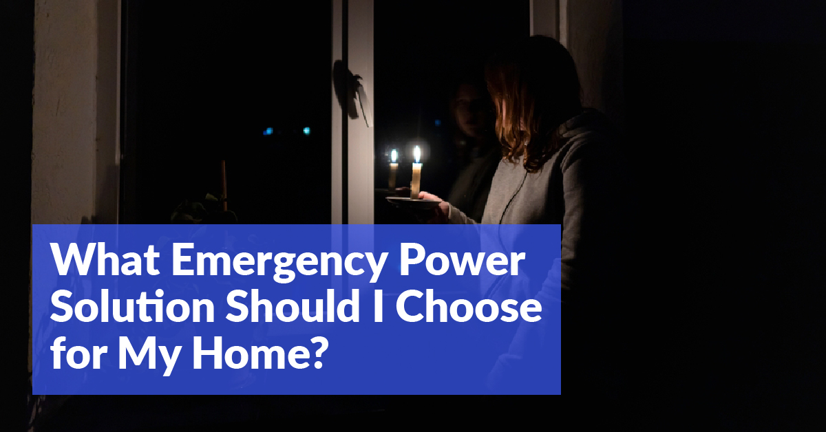 Woman Holding a Candle in Front of a Window During a Power Outage